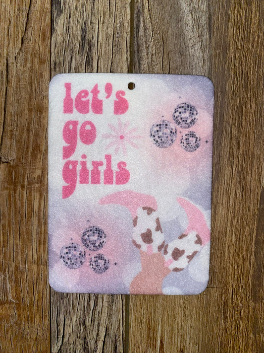 Let’s go girls felt freshie