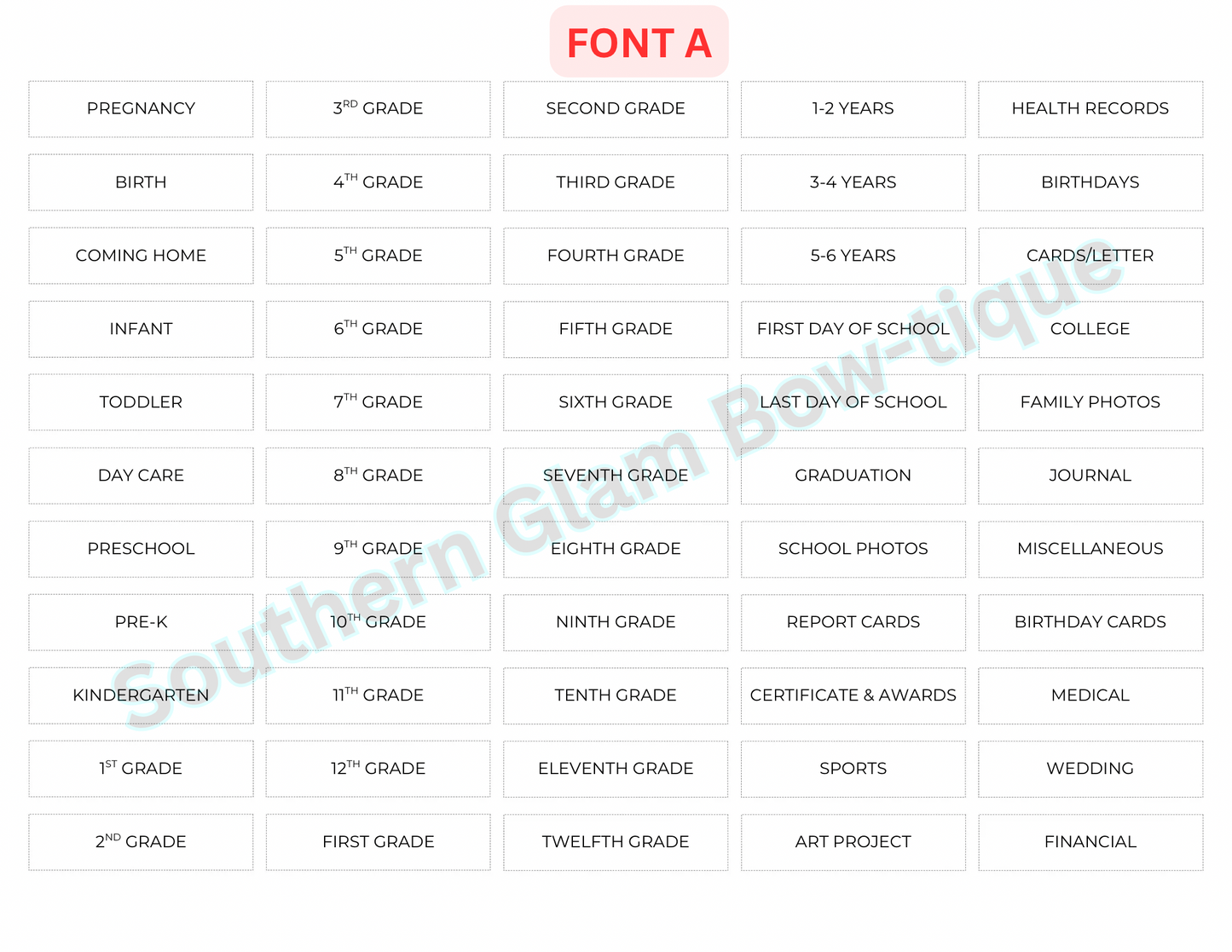 Milestone file folder KIT