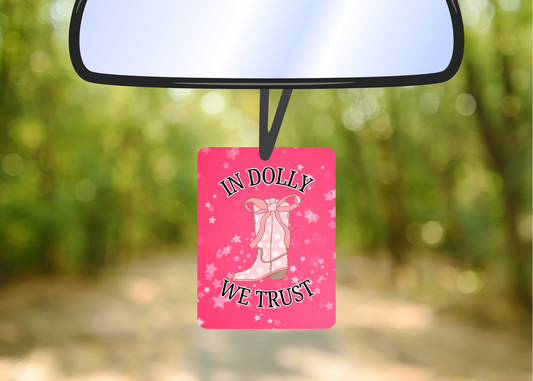 Dolly we trust felt freshie