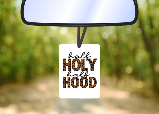 Rainbow holy & hood felt freshie