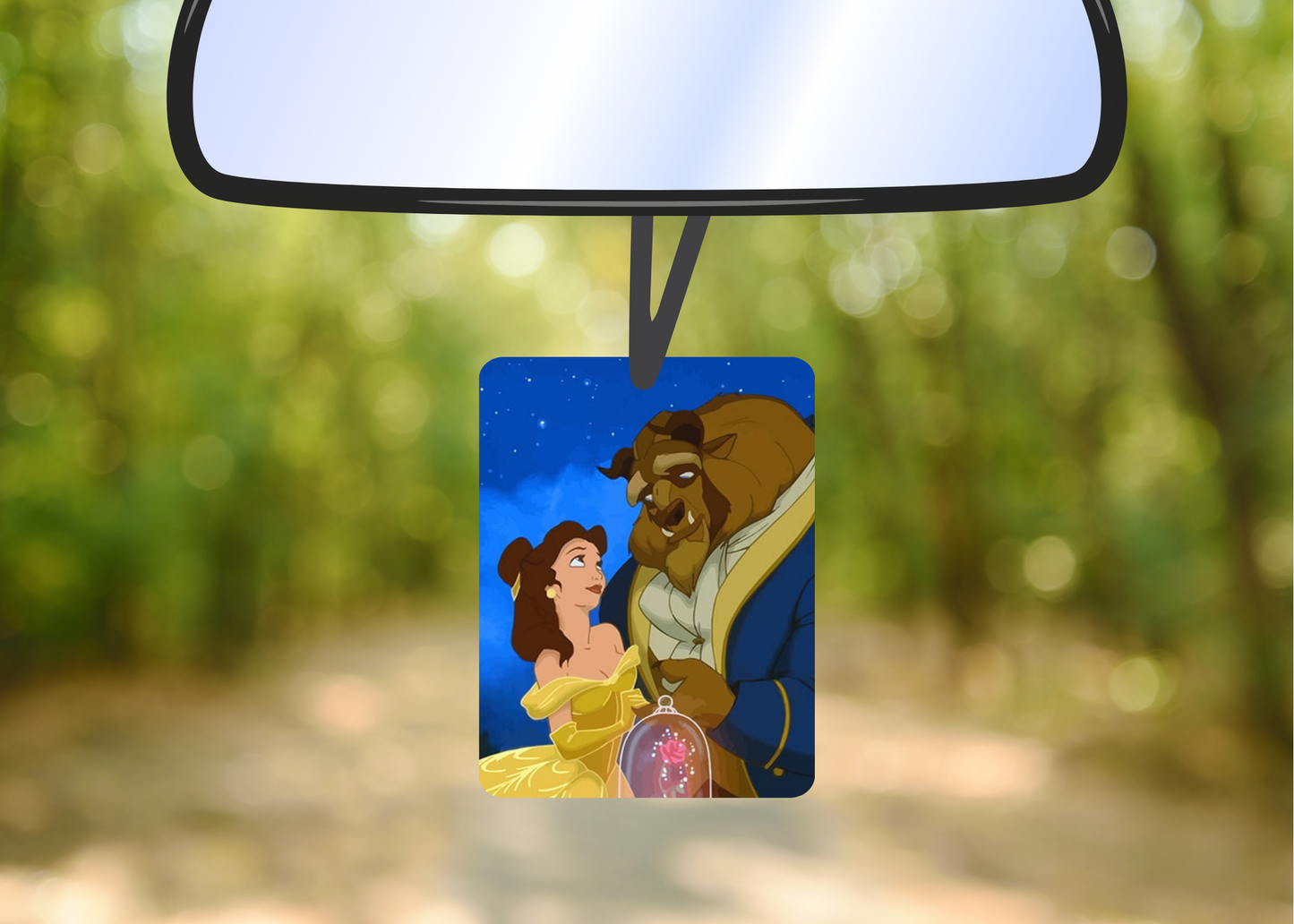 Beauty and the beast felt freshie