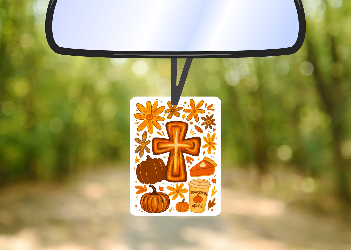 Fall cross felt freshie