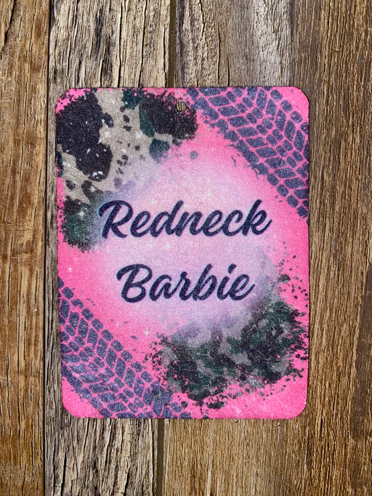 Redneck barbie felt freshie