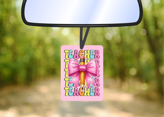 Teacher bow felt freshie