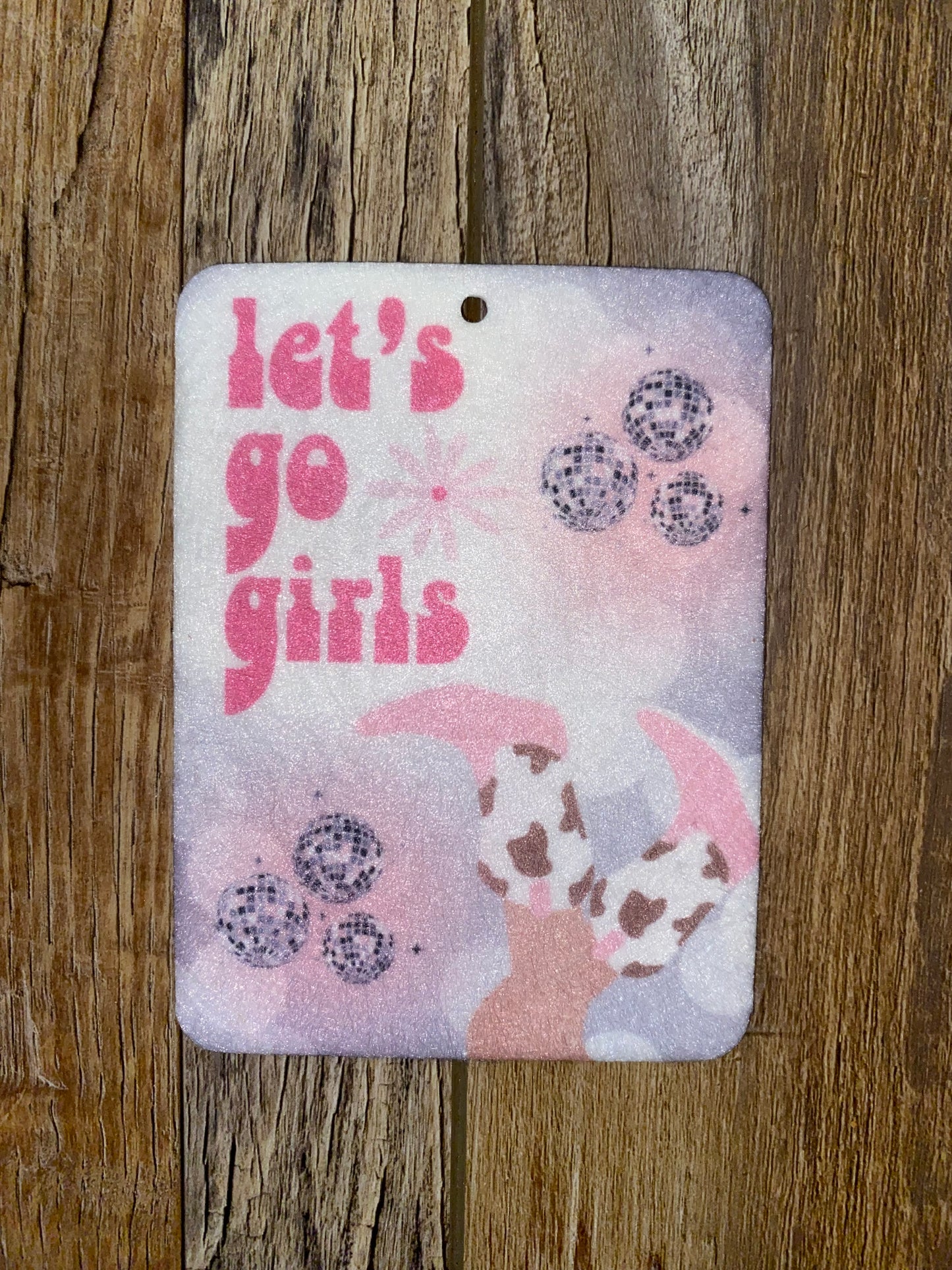 Let’s go girls felt freshie