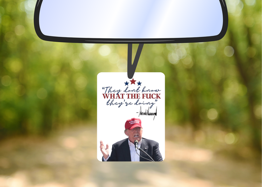 Trump felt freshie