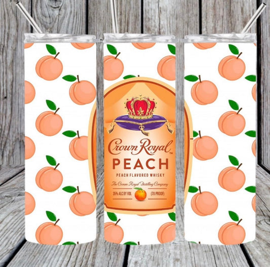 Peach Crown Tumbler