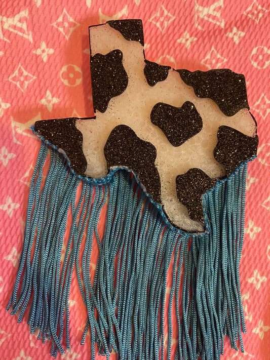 Cow print Texas freshie