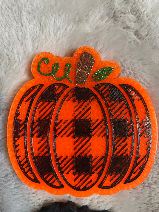 Plaid Pumpkin freshie