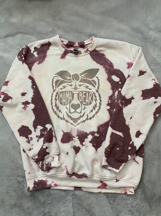 Bleached Mama bear sweatshirt